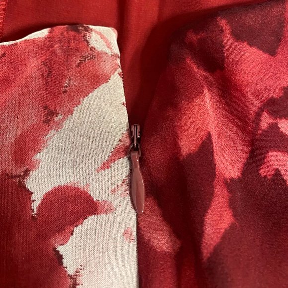 Elie Tahari Red Silk Halter Dress - Picture 7 of 9